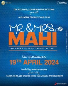 Mr. Mrs. Mahi poster 1